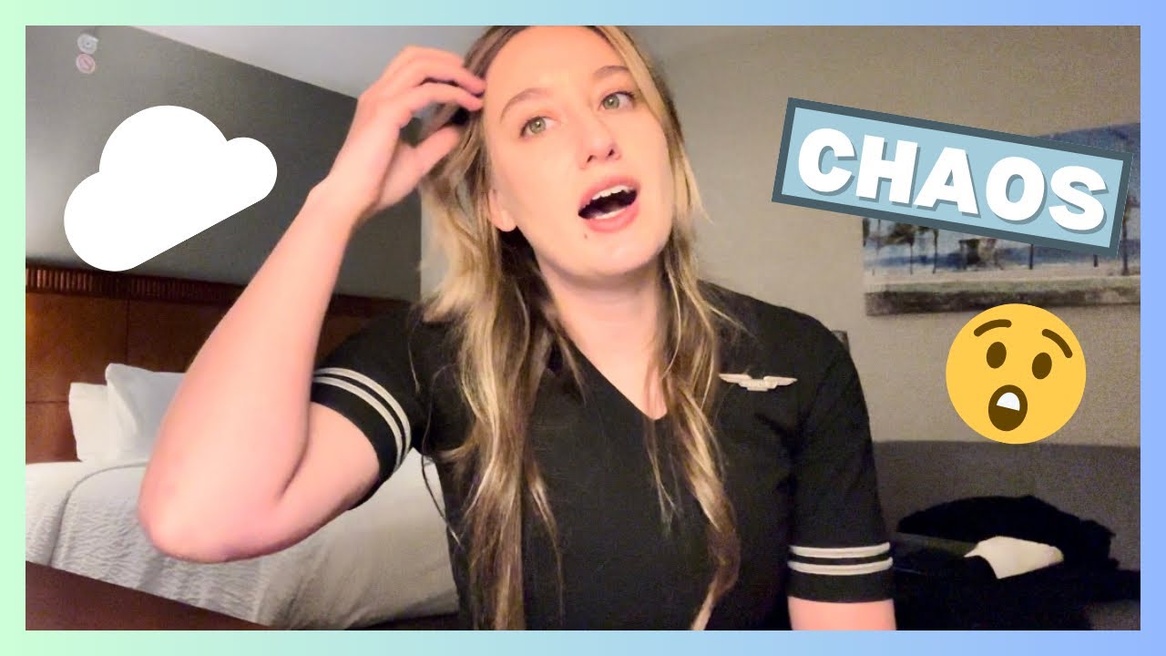 Chaotic, Windy, Messy Day of Flying! 😯 | Storytime Flight Attendant Vlog