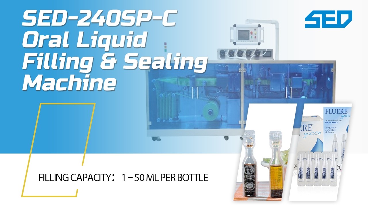 SED-240SP-C Oral Liquid Filling Machine | Automatic, Precise & GMP Compliant (SED PHARMA)