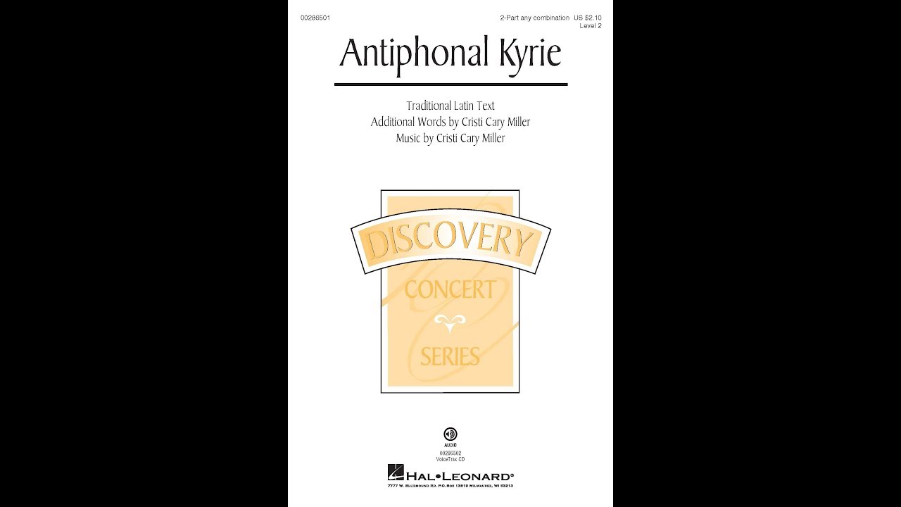 Antiphonal Kyrie (2-Part Choir) - by Cristi Cary Miller