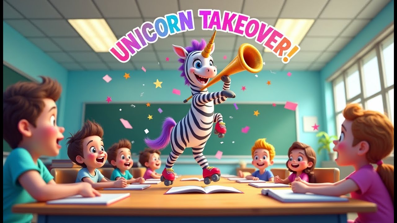 Embrace Your Inner Magic! Unicorn-Zebra Flipbook Story for Kids | Animated Read Aloud
