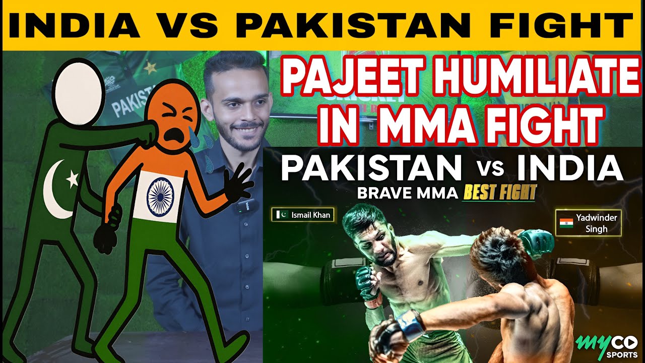 Ismail Khan BLOODS Yadwinder Singh in EPIC Brave MMA Fight | My INSANE Reaction! (India vs Pakistan)