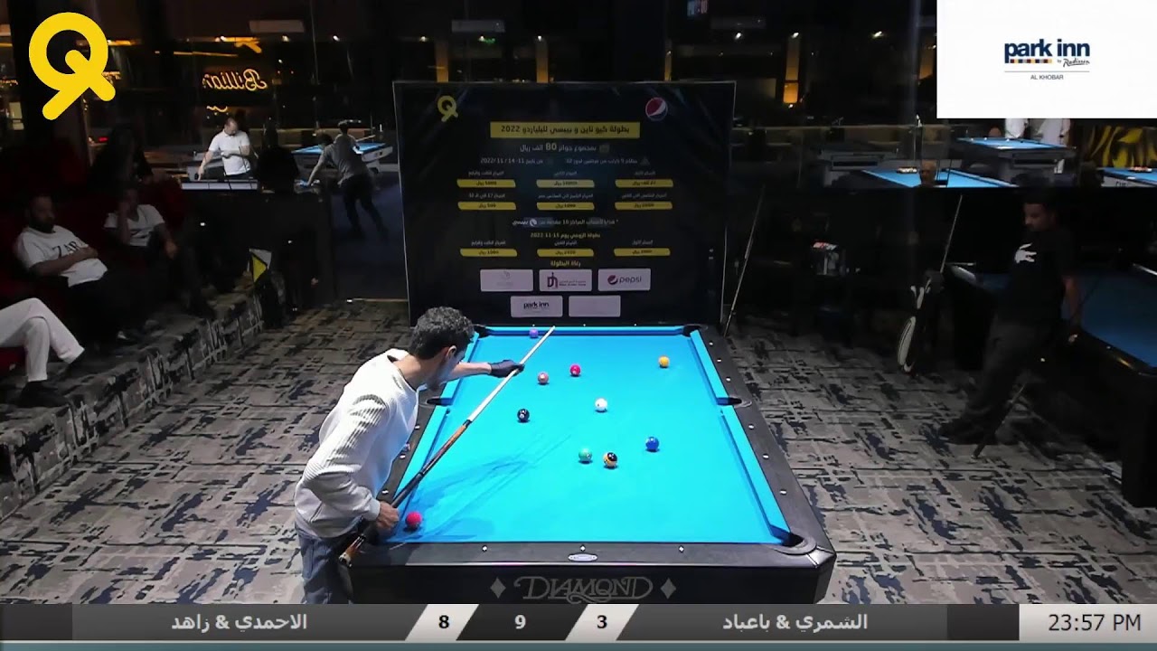 بطولة كيو ناين وبيبسي للزوجي 2022 الخبر / النهائي / الشمري & باعباد vs الاحمدي & زاهد