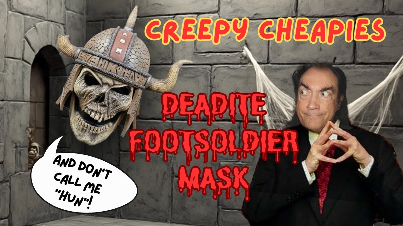 Creepy Cheapies Mask Review: Army of Darkness Deadite Footsoldier from Trick Or Treat