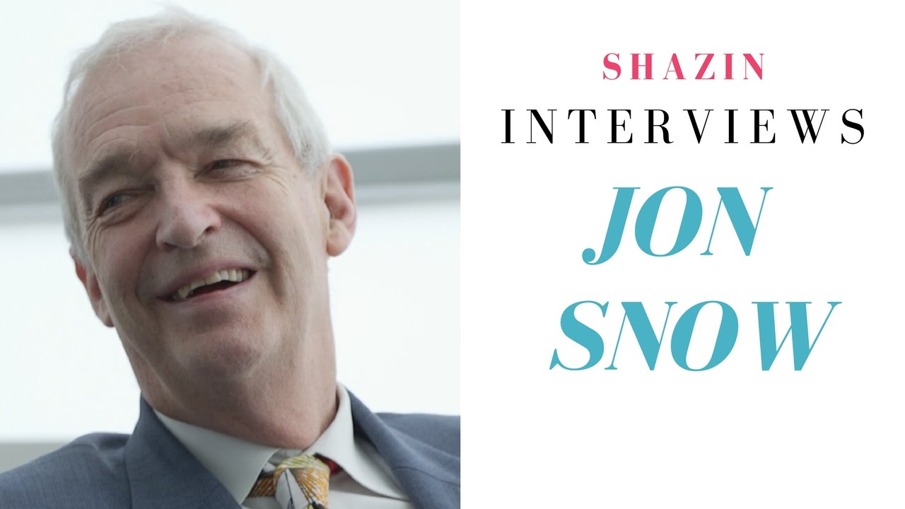 Jon Snow Newsreader Interview (Jon Snow broadcast journalist)