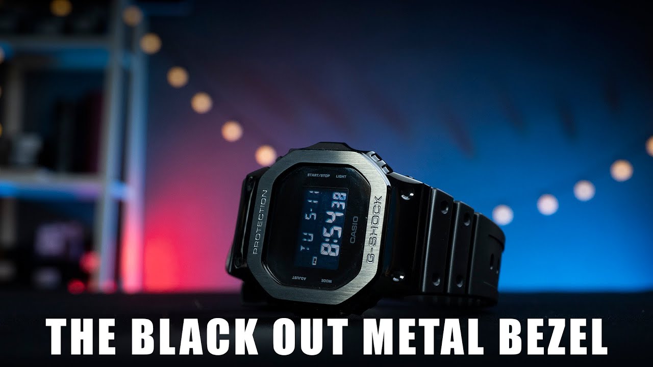 THIRD PARTY METAL BEZEL FOR G-SHOCK DW-5600BB-1