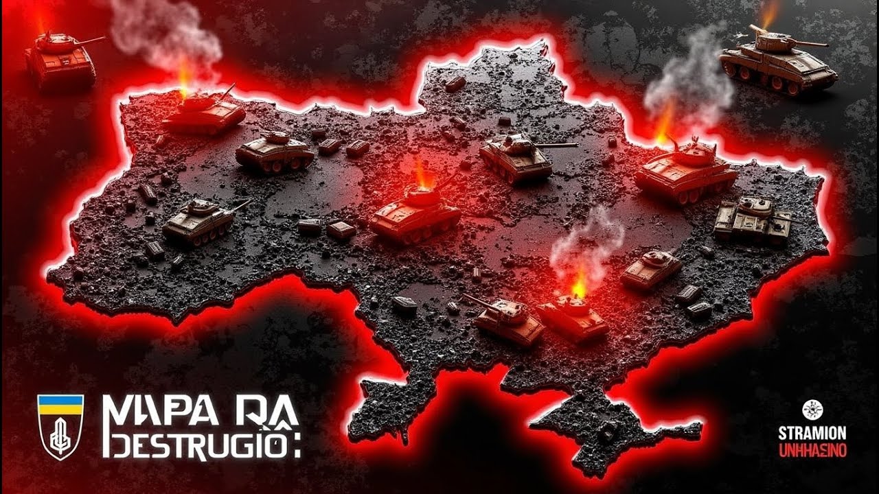 Avan&ccedil;os Russos  O Mapa da Destrui&ccedil;&atilde;o na Ucr&acirc;nia em 2025