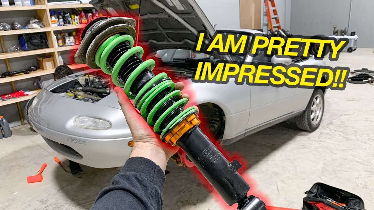 I SLAMMED the Miata!! & it actually rides GREAT!