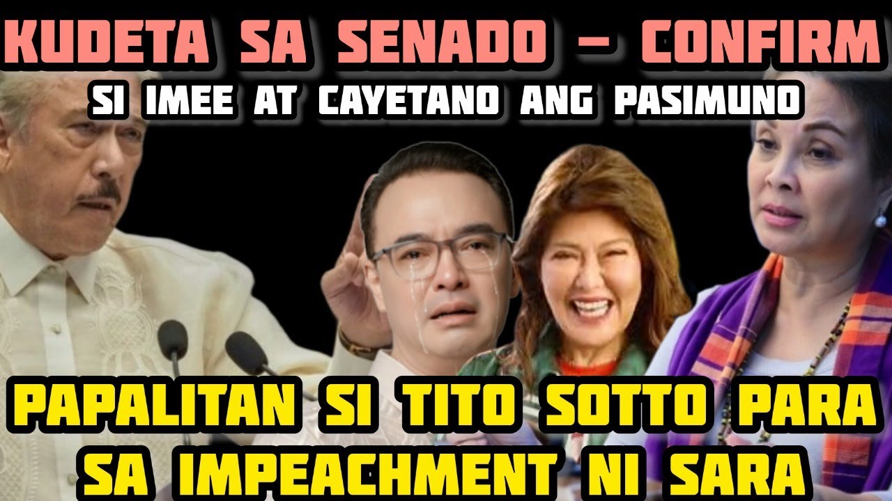 KUDETA SA SENADO- TITO SOTTO PAPALITAN PARA SA IMPEACHMENT NI SARA-