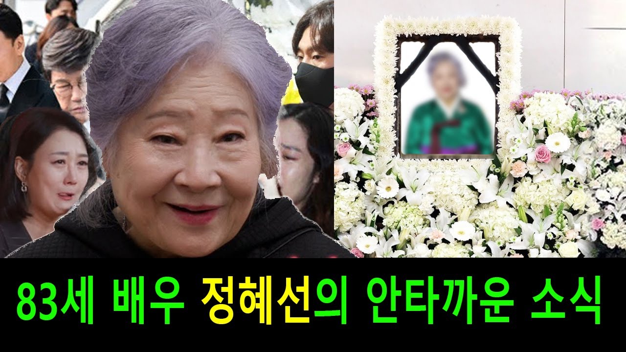 83세 배우 정혜선의 안타까운 소식. 왜 그녀에게 이런 끔찍한 일이 일어난 걸까?