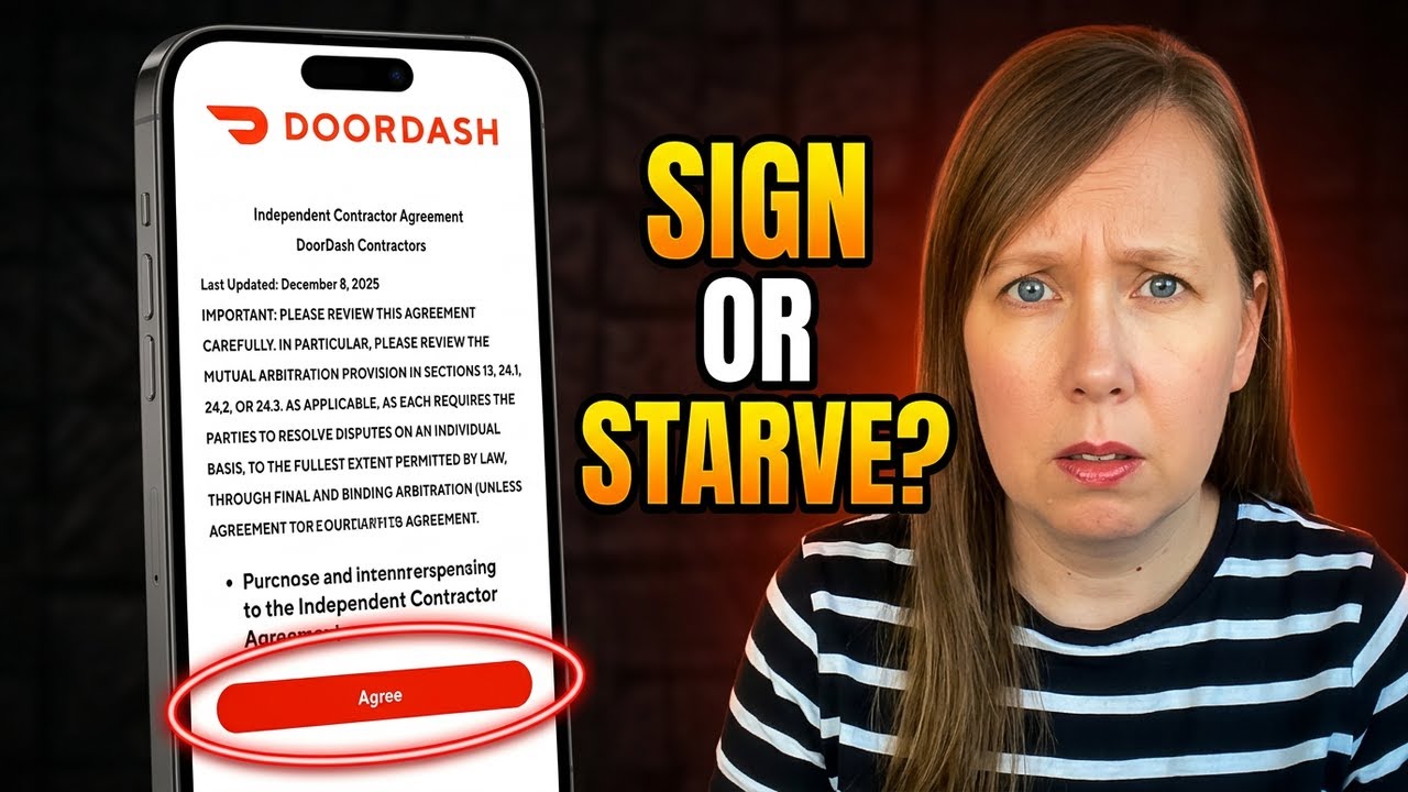 Sign or Starve: The TRUTH About The New DoorDash Contract!