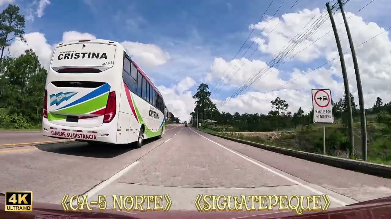 Honduras 🇭🇳 4K ULTRA HD 《CA-5 NORTE》 《SIGUATEPEQUE》#carlossierrahn #automobile  #travel 