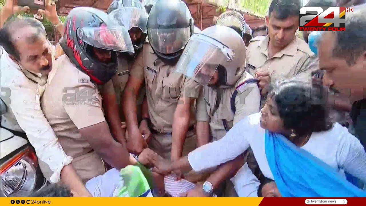 'സാറേ കൈയ്യെടുക്ക് സാറേ.. പാർട്ടി ഗുണ്ടകളെപ്പോലെ പ്രവർത്തിക്കരുത്..'