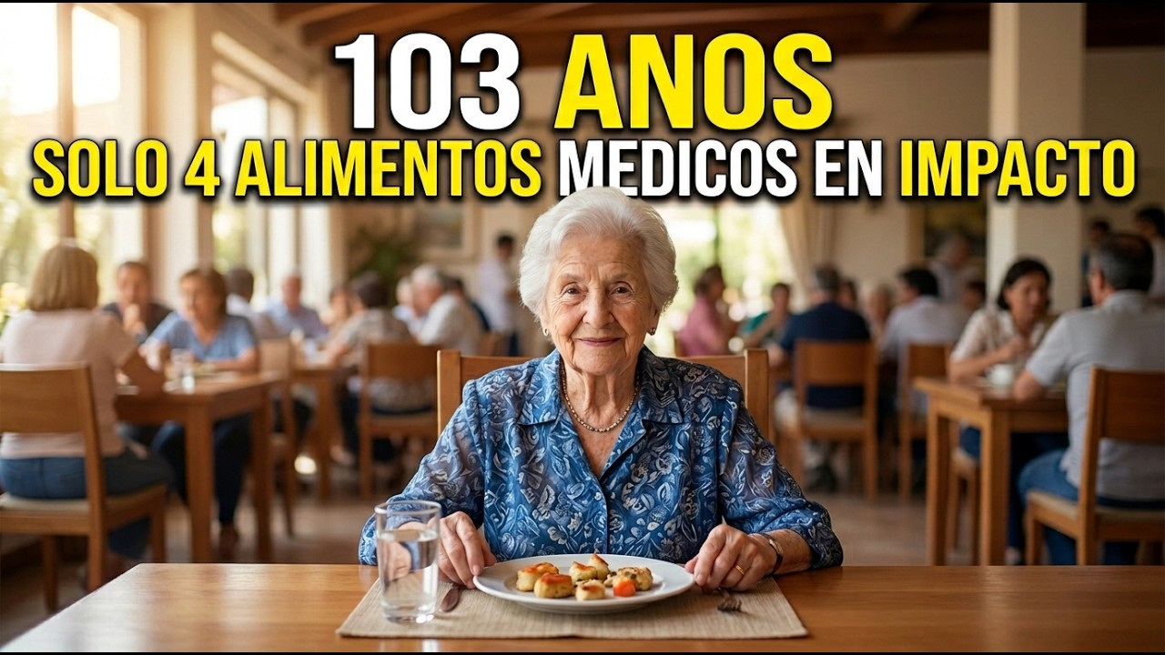 Tengo 103 años y mi médico no puede creer lo que como cada mañana... Solo 4 alimentos