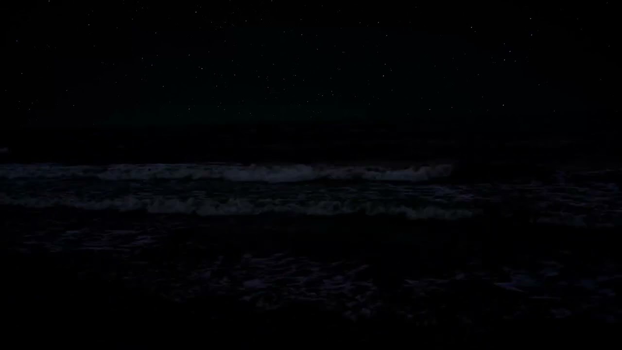 Fall Asleep With Relaxing Wave Sounds at Night - Low Pitch Ocean Sounds for Deep Sleeping
