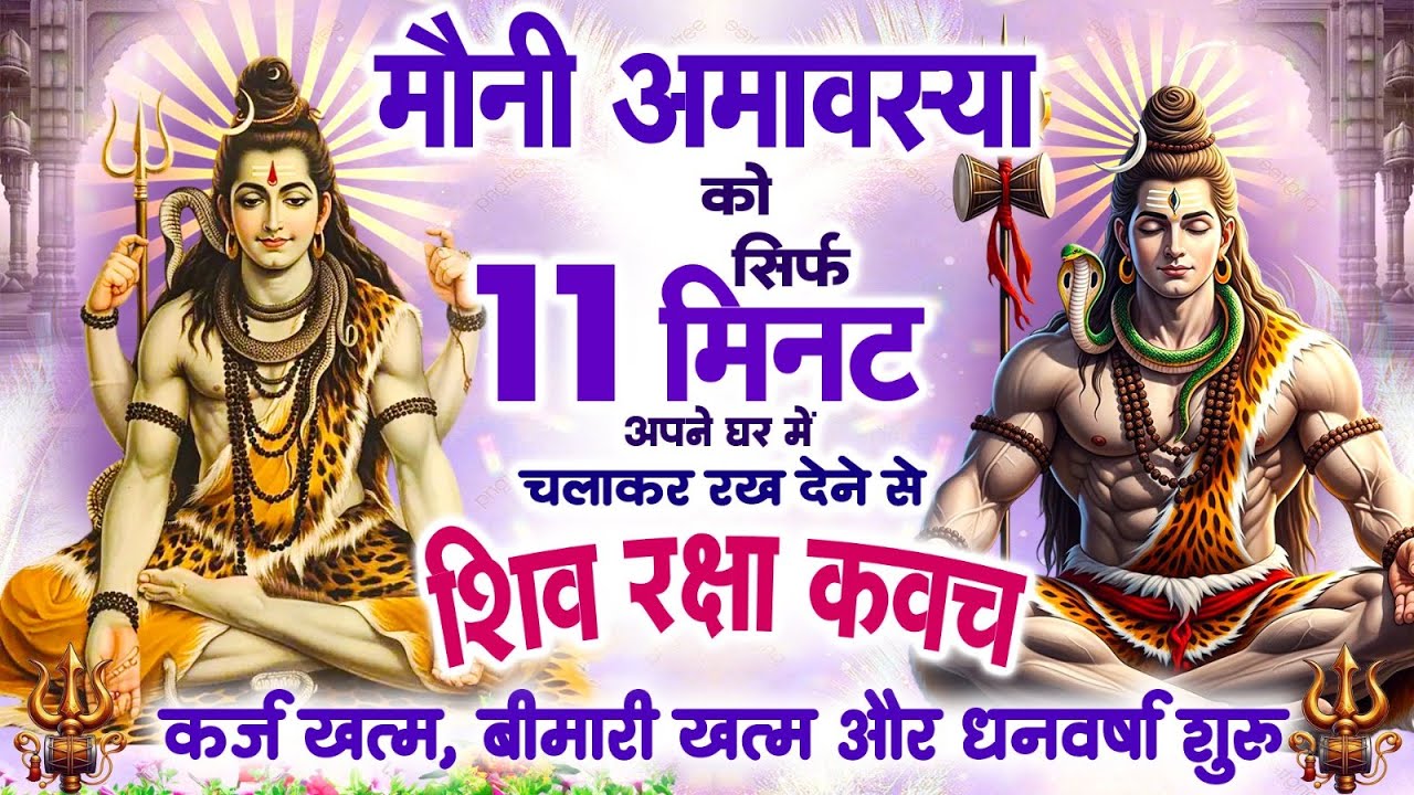 मौनी अमावस्या को 11 मिनट अपने घर में ये शिव कवच चलाकर रख देना कर्ज खत्म,बीमारी खत्म और धन वर्षा शुरू