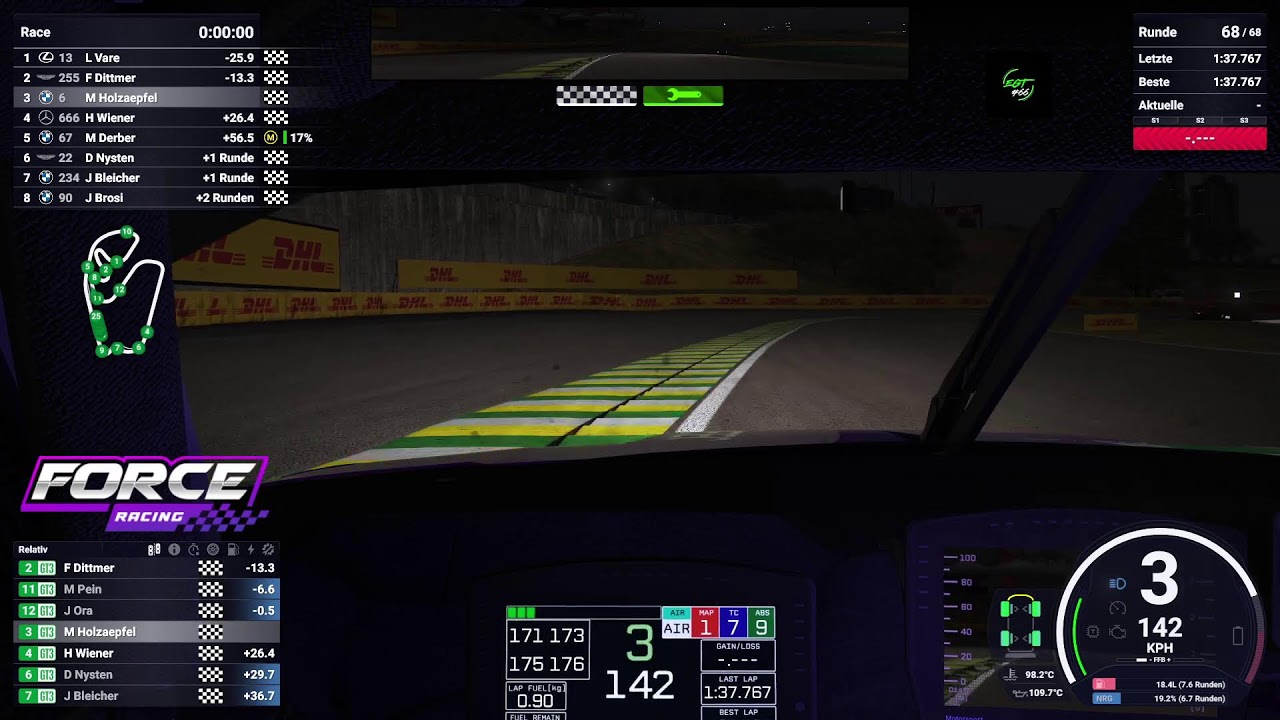LMU | Force Racing League | Season 25/26 | Rennen 9 | Interlagos | BMW M4 GT3 Evo #6 | LIVE
