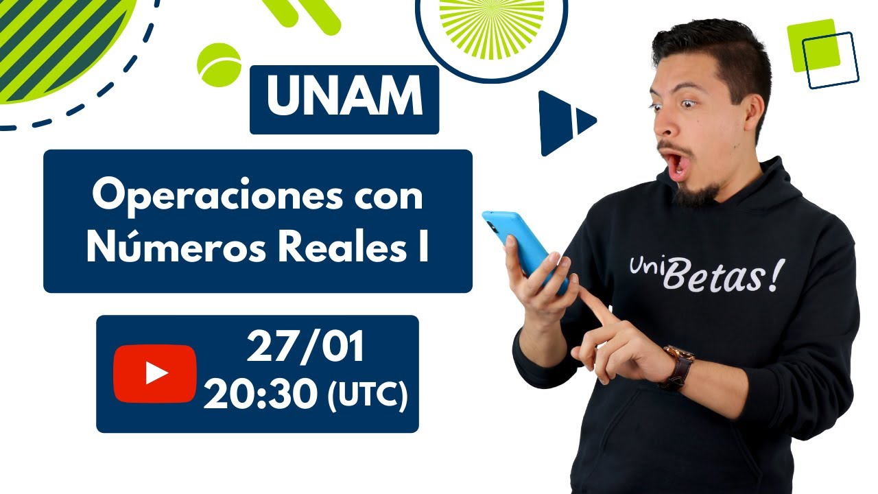 Pruebate UNAM | Guía UNAM 2022 | Operaciones con números reales I