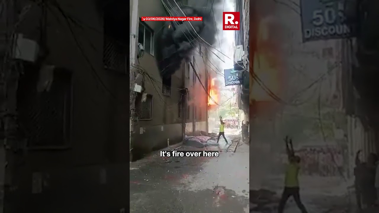 '20 Mins In Malviya Nagar Fire, No Fire Brigade' | Eyewitness Exposes Reality