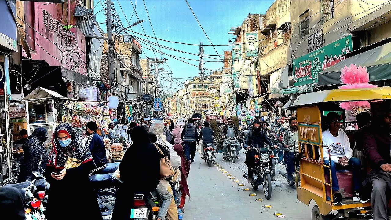 Sialkot 🇵🇰 Pakistan Streets Walking Tour (Full HD)   Exploring The Sialkot City