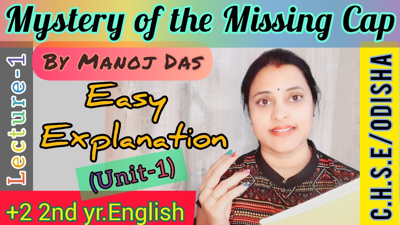 English||MYSTERY OF THE MISSING CAP||Invitation to English-2||Lecture-1 ||ChseOdisha