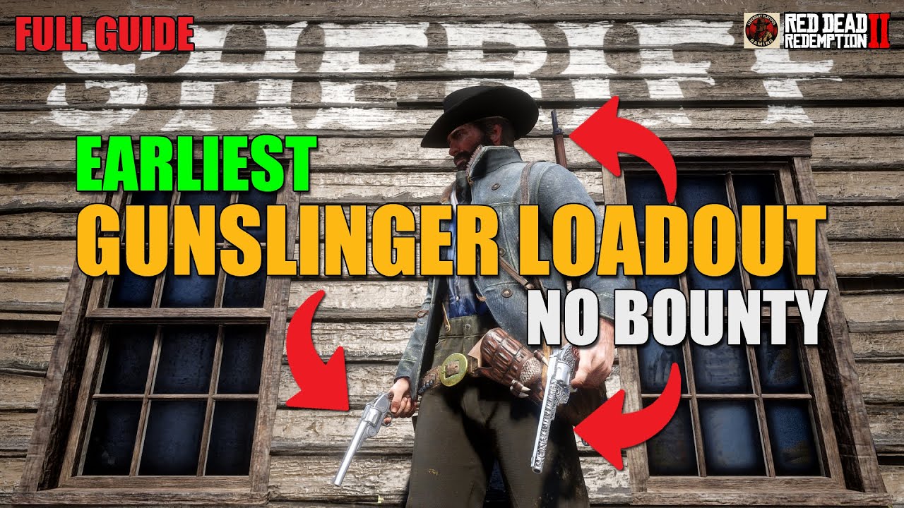 FREE Schofield Revolver, Bolt Action Rifle, Calloway’s Revolver Early Chapter 2 No Bounty RDR2 2026