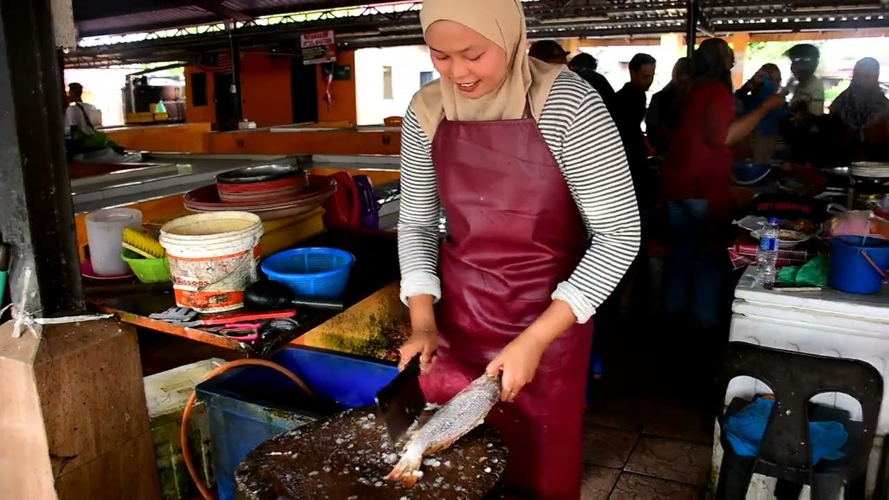SOTONG BUNCIT JAHAT MULA MENDARAT. ANAK TOKEY IKAN BESIANG IKAN TAK SAMPAI 5 MINIT DAH SIAP.