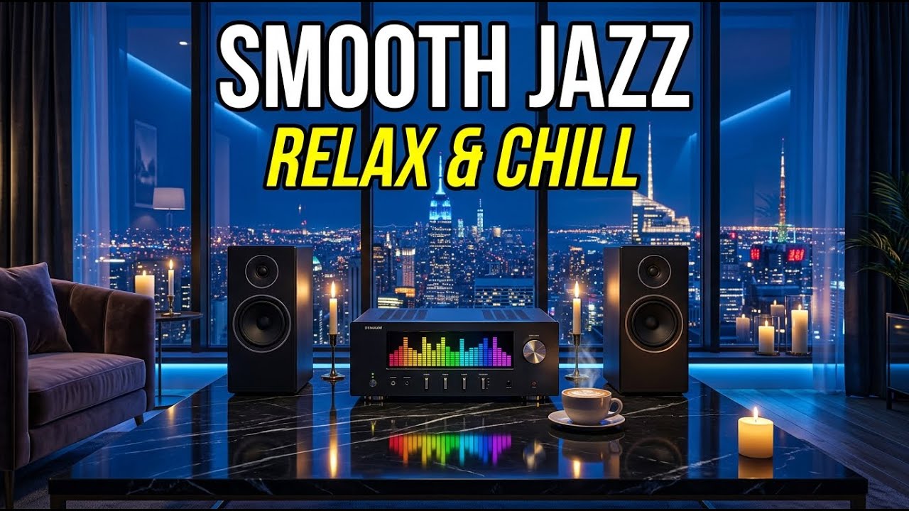 Smooth Jazz & Soulful R&B – Peaceful Night Ambience for Sleep