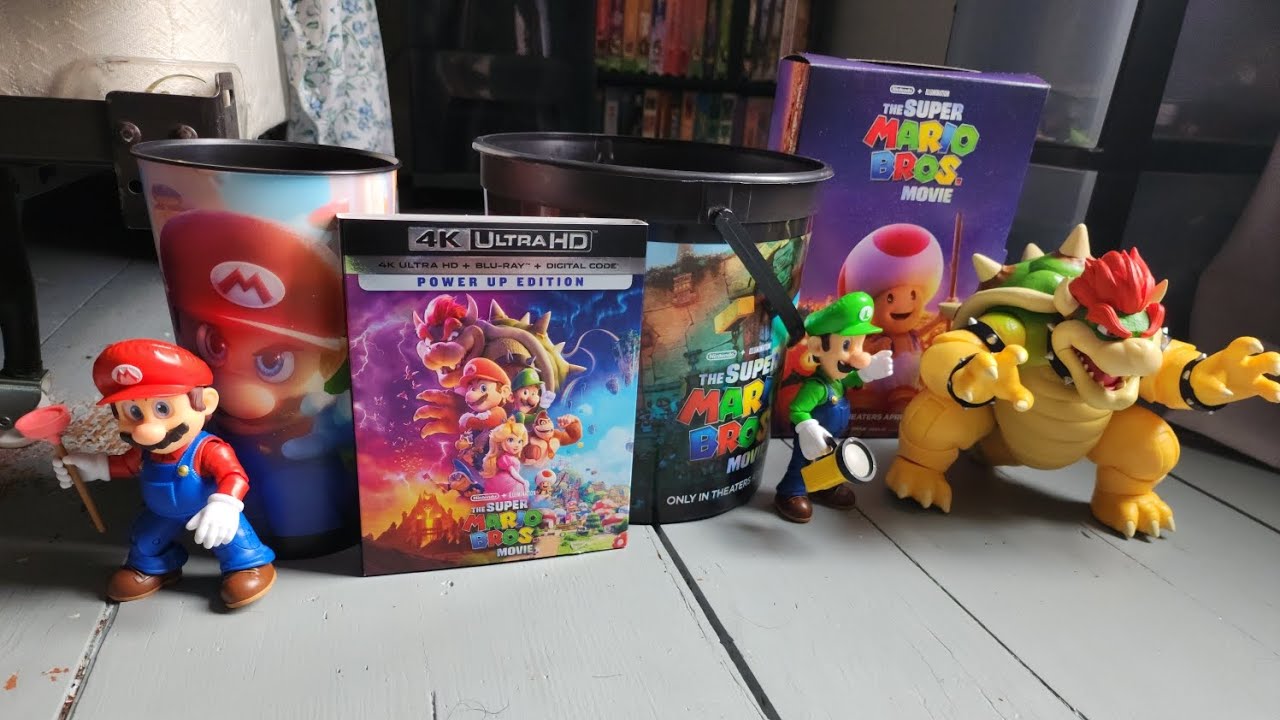 The Super Mario Bros. Movie Power Up Edition - 4K/Blu-ray Bundle Unboxing!!!! (Launch Day)
