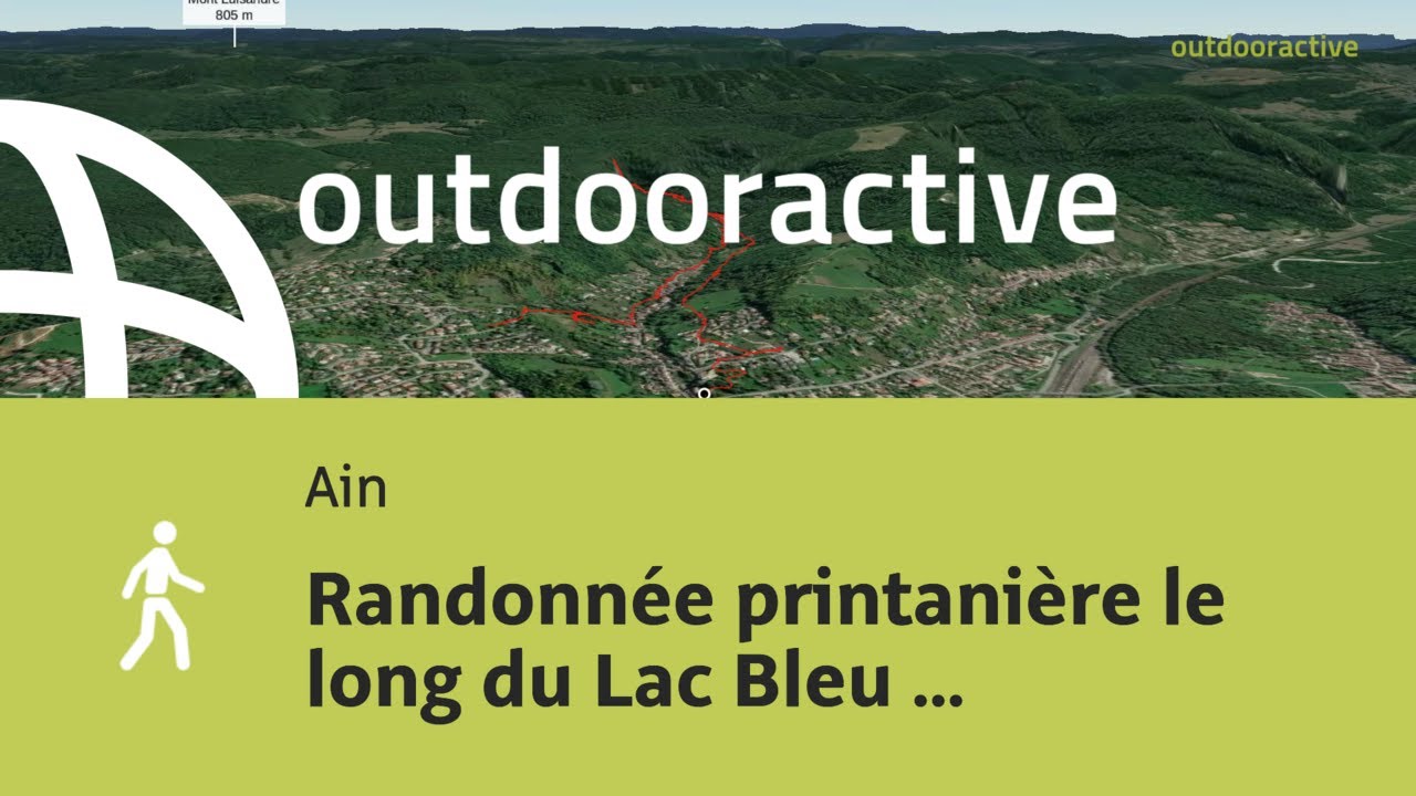 Vidéo Flyover: Randonnée printanière le long du Lac Bleu le 13 mars 2026