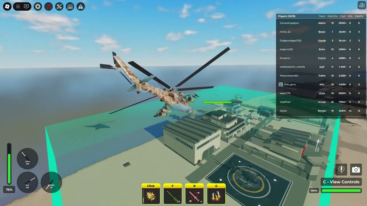 Trying @Revenge_world84's challenge in War Tycoon