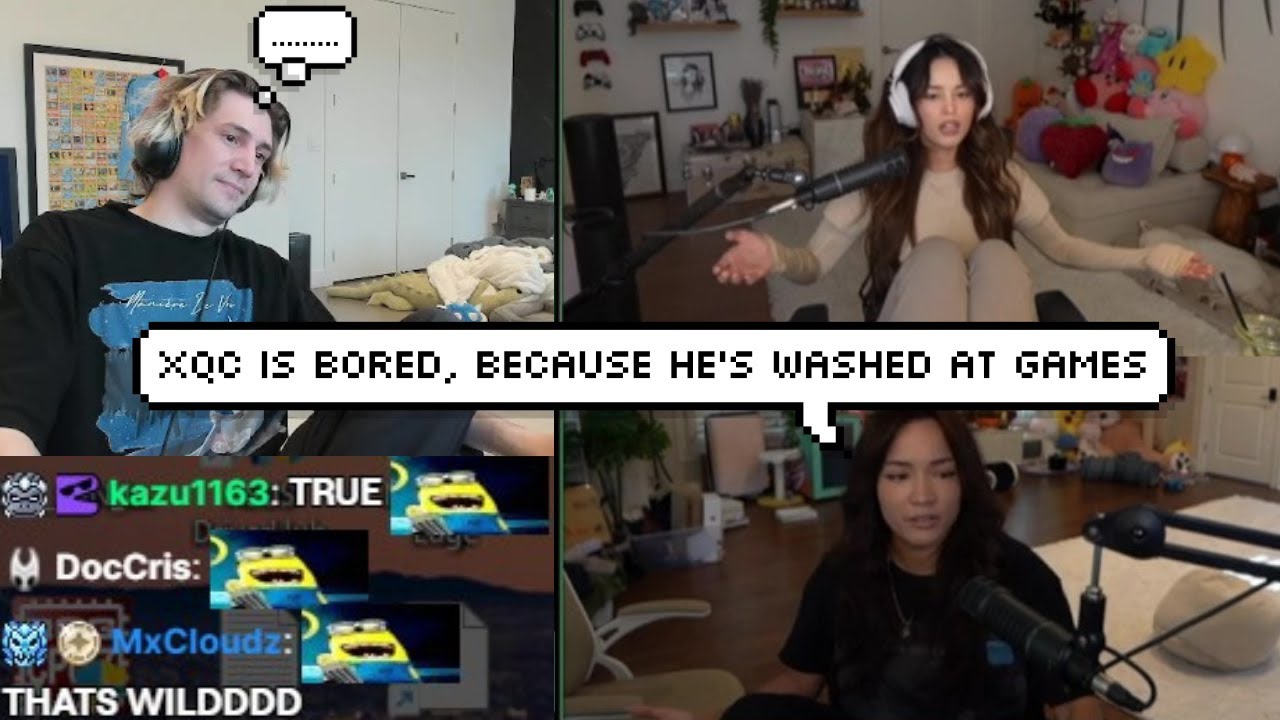 xQc Tried to Invite Valkyrae to play Among Us with Him, But it Backfired..