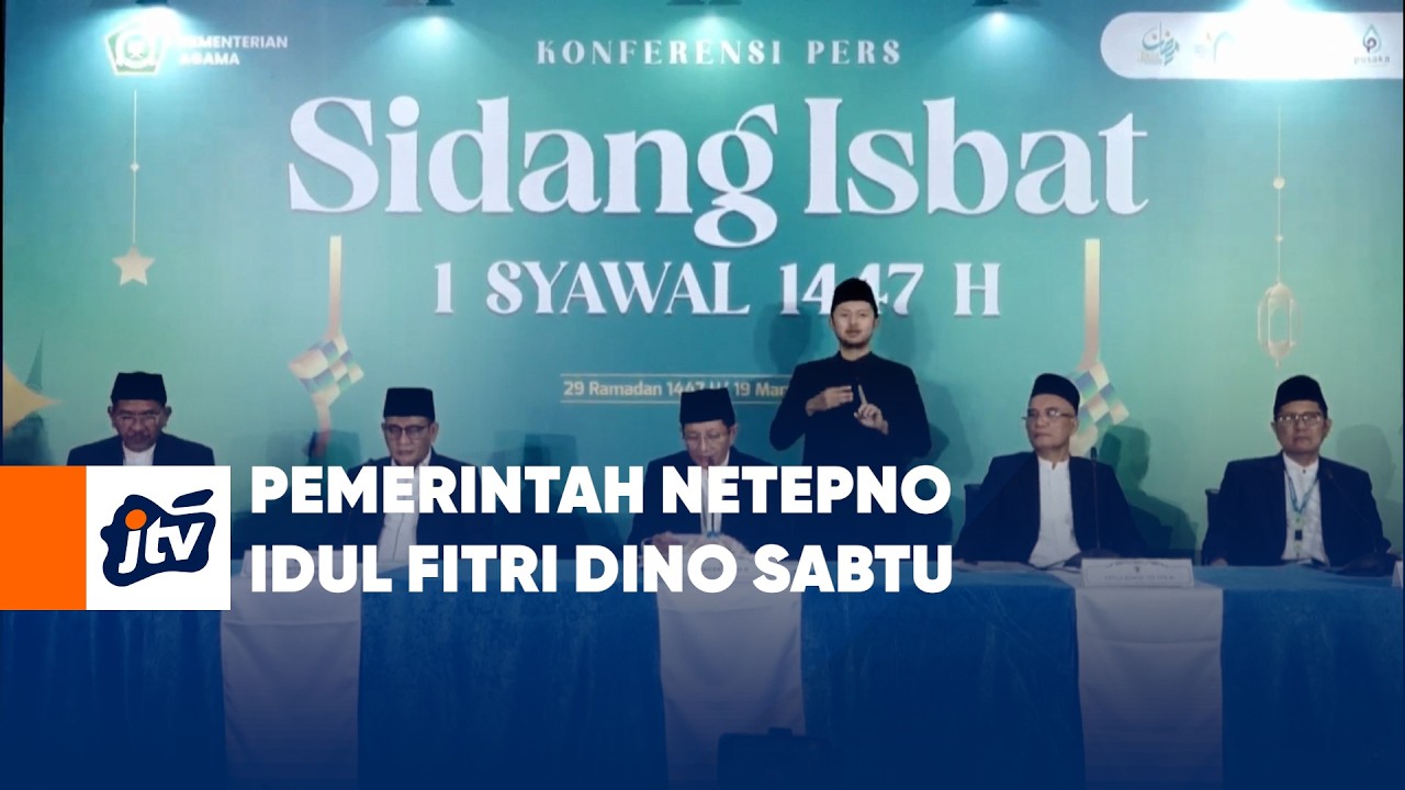 Pemerintah Netepno Idul Fitri Dino Sabtu
