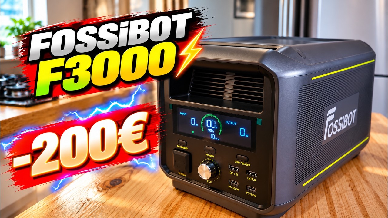FOSSIBOT F3000 ⚡️ Новая зарядная станция | СКИДКА &ndash;200&euro;