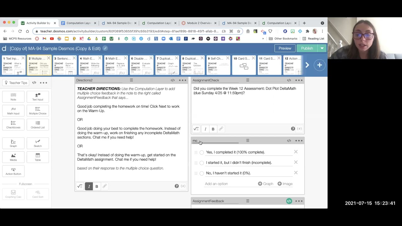 Desmos Computation Layer Activity Demo