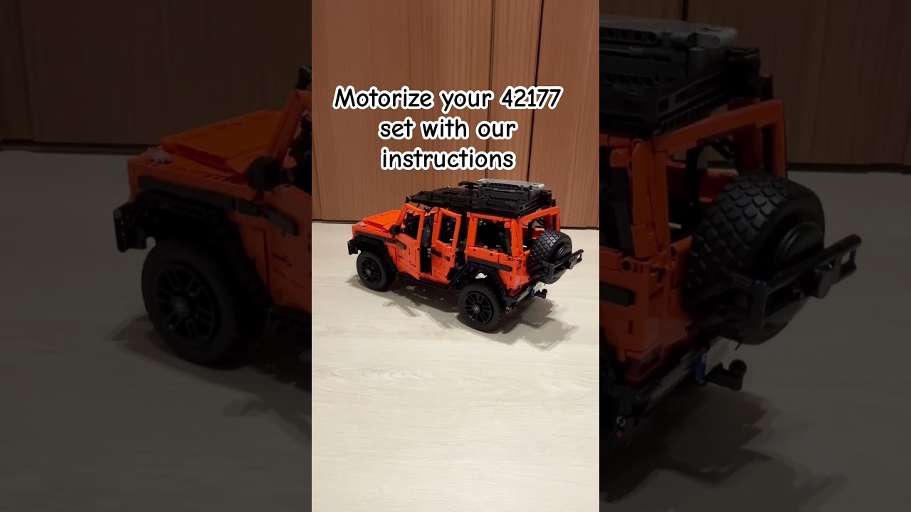 Full RC Mod | Fully motorize LEGO Technic 42177 Mercedes-Benz G500 #legotechnic #lego42177 #buwizz