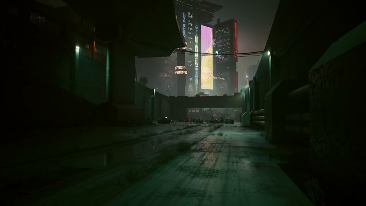 Down and Out - Cyberpunk 2077 Night City Ambience for work & study