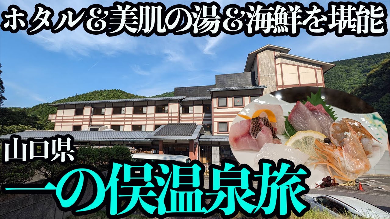【山口・一の俣温泉ひとり旅】新鮮な海の幸とツルツルな温泉。ホタルを船から見る「ホタル舟」は感動的でした…