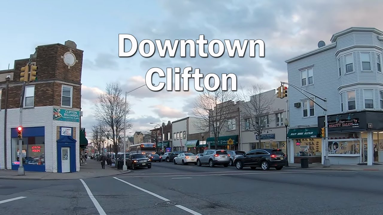 Walking Downtown Clifton NJ - Main Ave