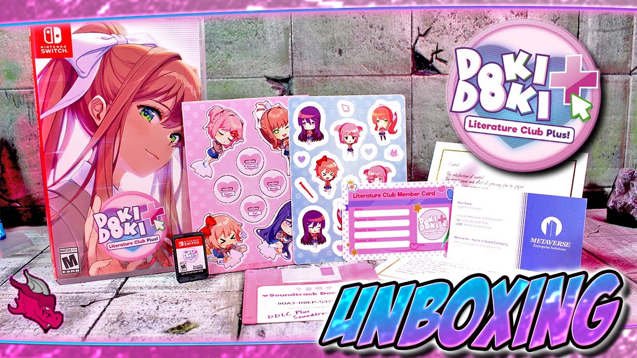 Doki Doki Literature Club Plus! Распаковка (Switch)
