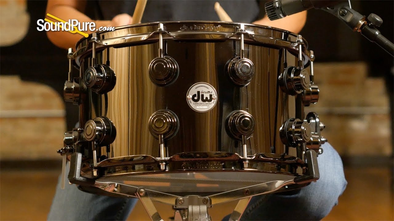 DW 8x14 Collector's Black Nickel Over Brass, Black—Quick 'n' Dirty