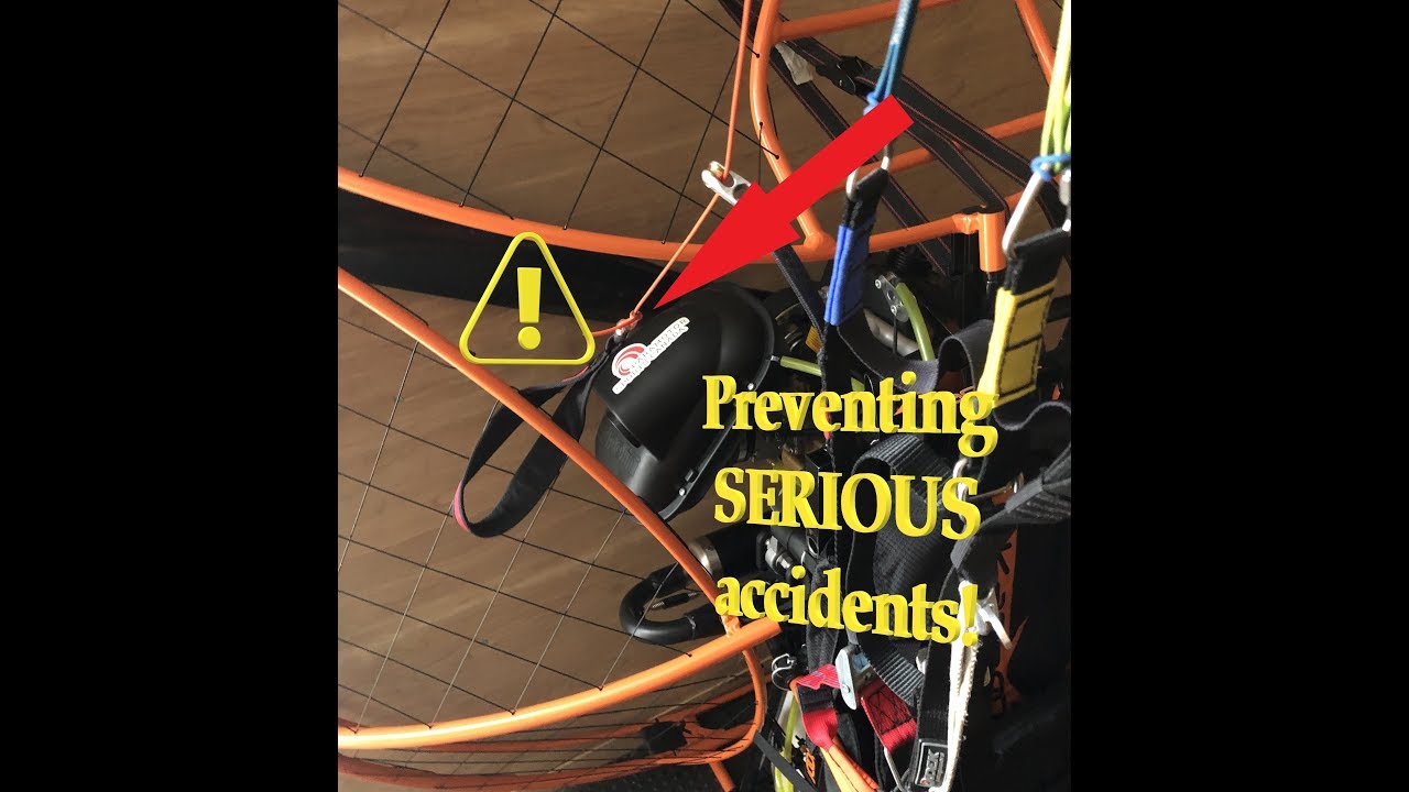 Preventing SERIOUS Paramotor accidents- Brake handles can go through the prop!