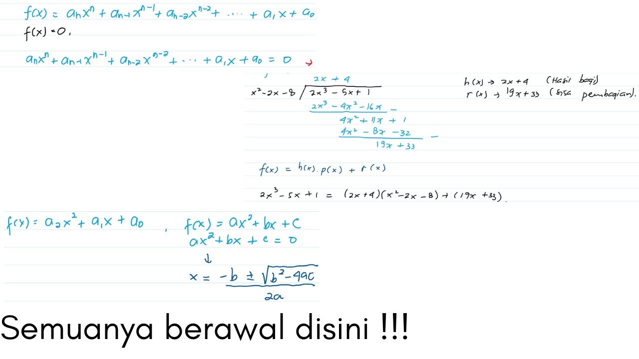 Polinomial - Pendahuluan Fisika Matematika