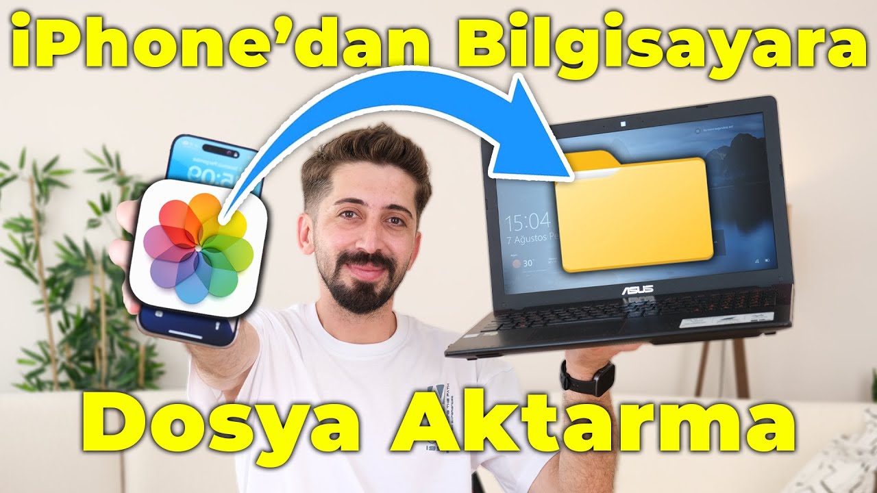 iPhone'dan Bilgisayara Fotoğraf ve Video Aktarma | Kablosuz ve Basit Yöntem