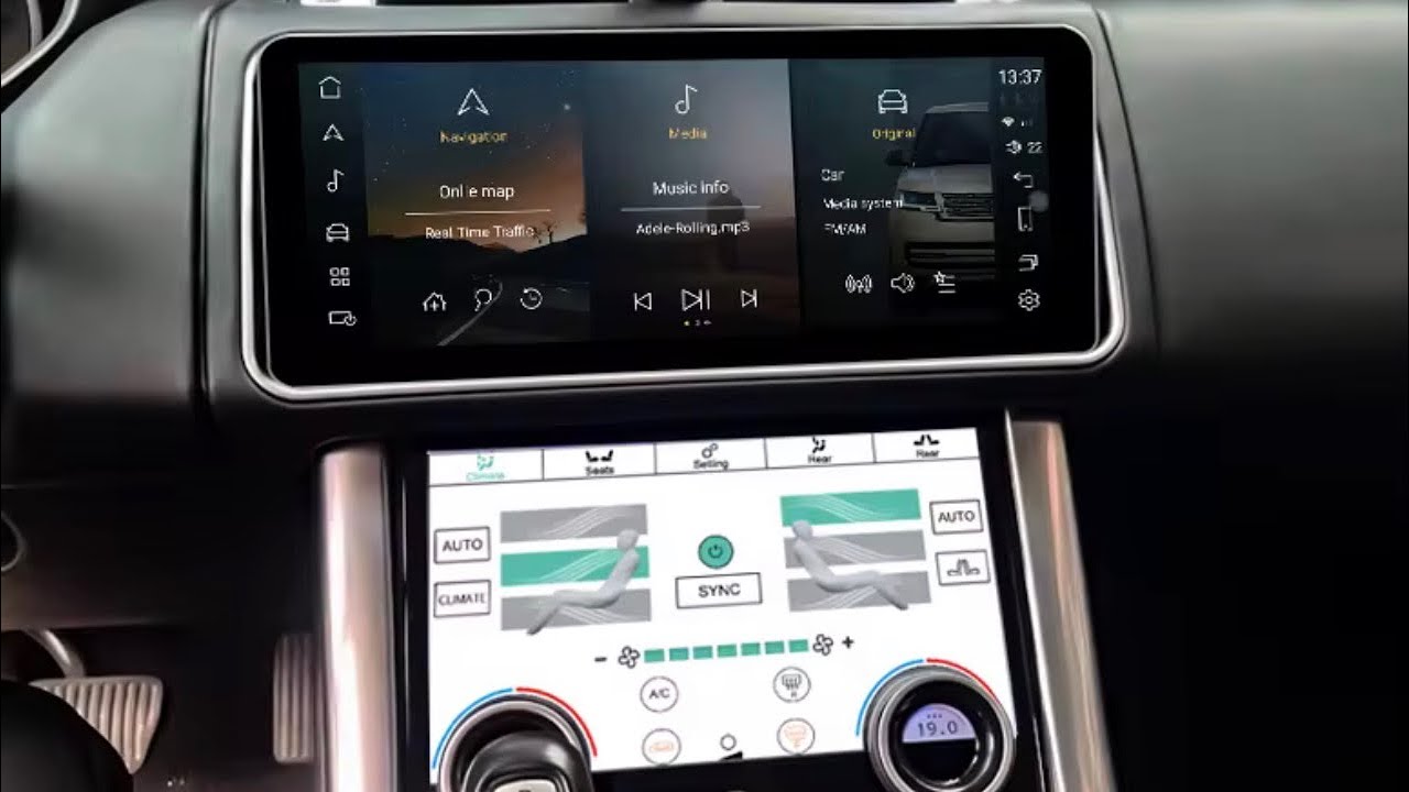 Range Rover Sport Android Upgrade inkl voll Digaitler acc Klima bedienteil  