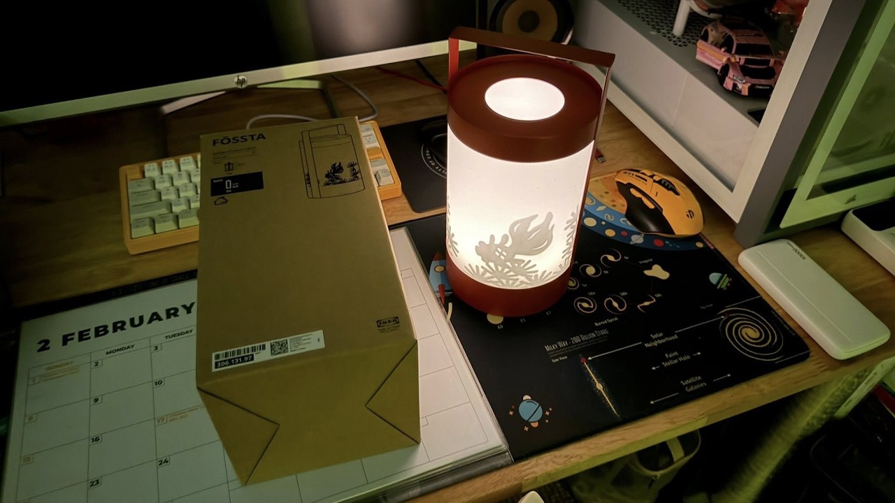 Unboxing IKEA Fossta Chinese New Year Lantern 2026 #malaysia #ikea #fossta #lamp #battery