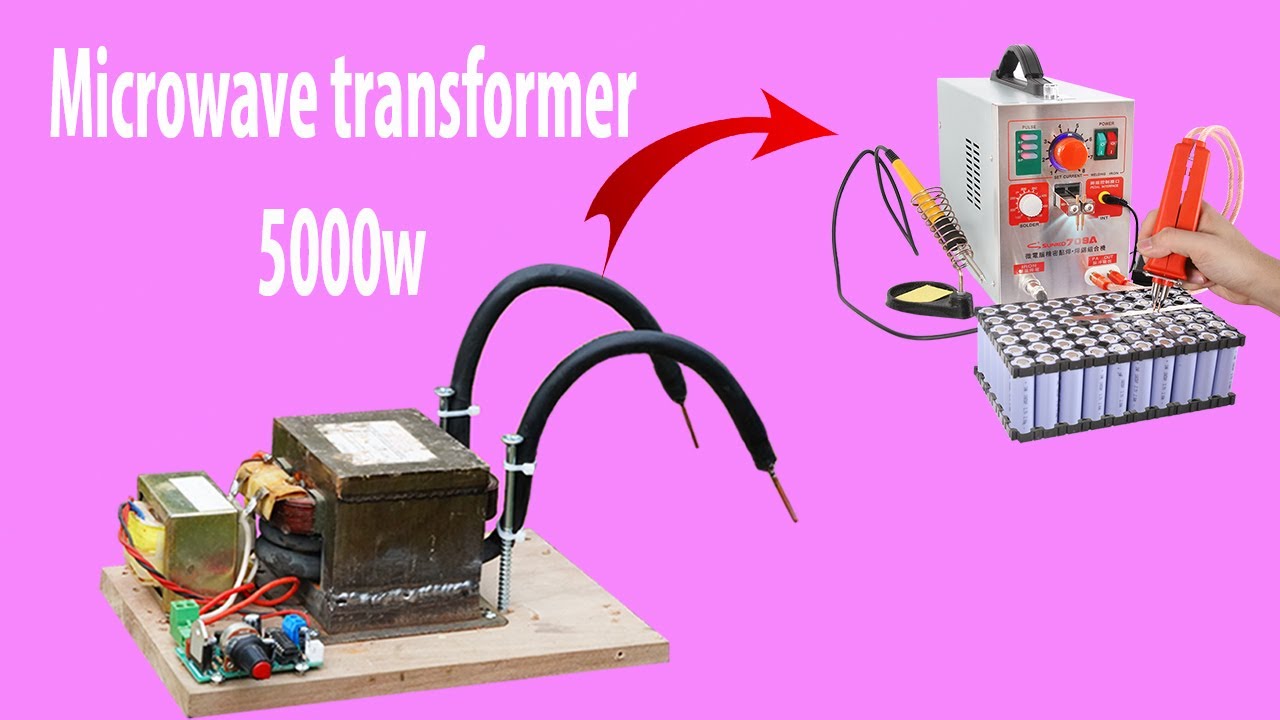 DIY Spot Welding Machine, from a microwave transformer#50