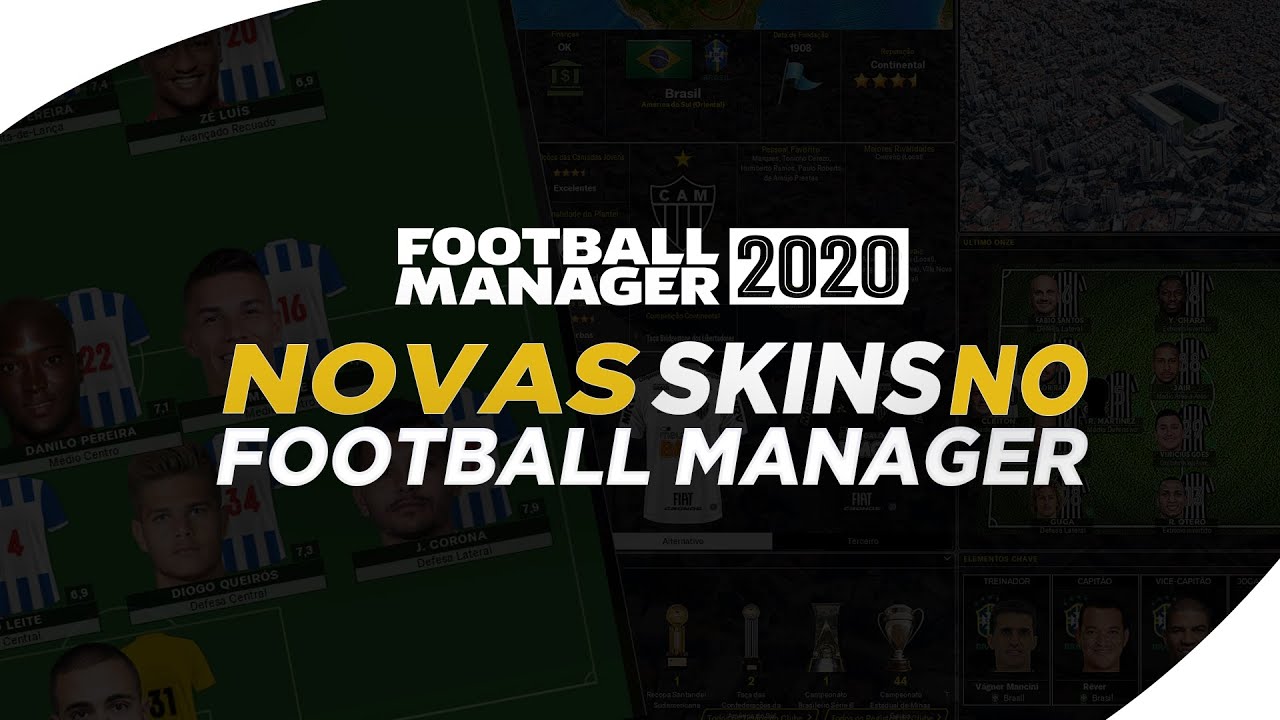NOVAS SKINS PARA O FOOTBALL MANAGER 2020  | DOWNLOAD |   COMO INSTALAR !?