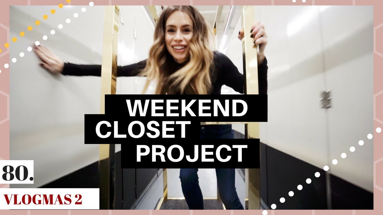 How I Fit My Clothes in My Small NYC Closet | VLOGMAS DAY 2