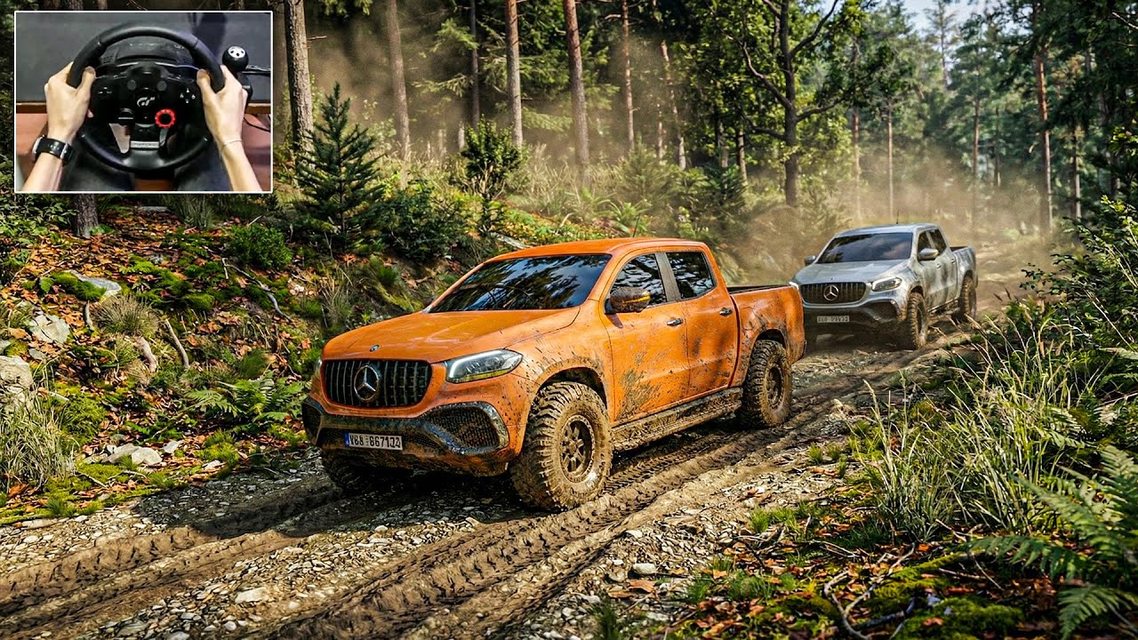 BeamNG Drive Multiplayer | Mercedes X-Class 4x4 Offroad on Homerange