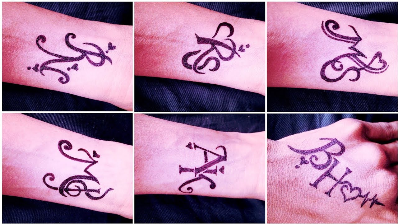 Combination letter Tattoos || requested video